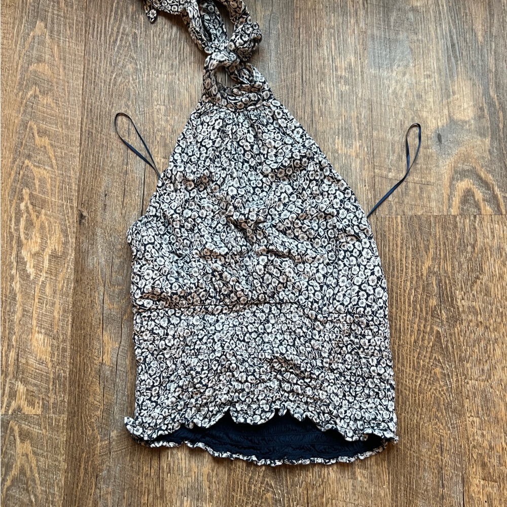 Abercrombie & Fitch Floral Halter top